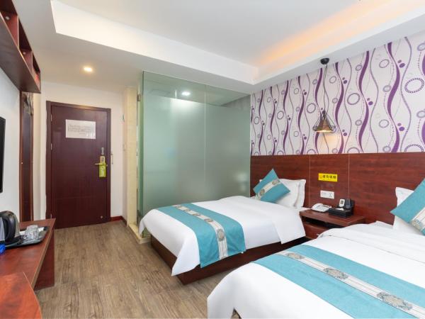 YIMI Hotel Guangzhou International Convention and Exhibition Center Guangzhou Tower Branch : photo 4 de la chambre chambre lits jumeaux deluxe