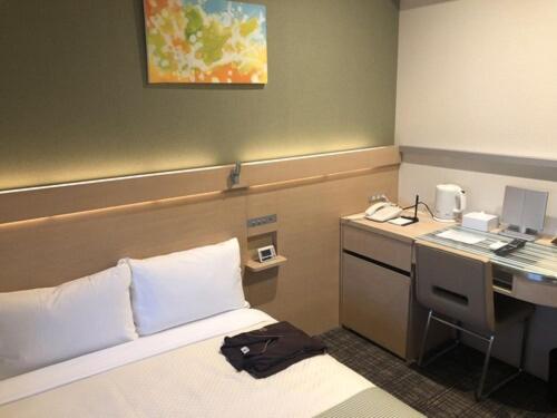 Ours Inn Hankyu : photo 2 de la chambre chambre double Économique avec douche - non-fumeurs 