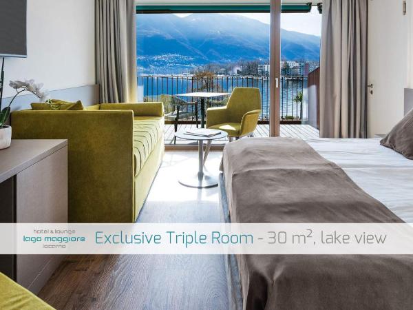 Hotel Lago Maggiore - Welcome! : photo 8 de la chambre chambre triple - vue sur lac