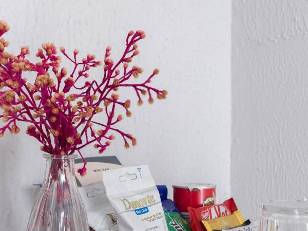 Hotel Rojas All Suite : photo 10 de la chambre suite exécutive avec 1 lit queen-size et 4 lits simples