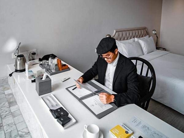 Hotel Once Bangkok : photo 7 de la chambre bain à remous exécutif