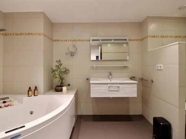 Assia & Nathalie - Luxury B&B MARAIS : photo 6 de la chambre chambre lit queen-size avec baignoire spa