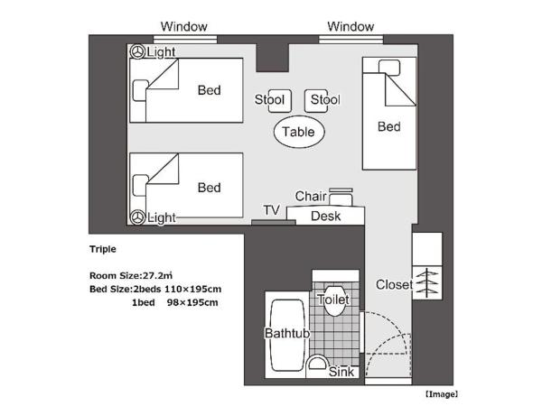 Hotel New Hankyu Osaka : photo 2 de la chambre room #24781469