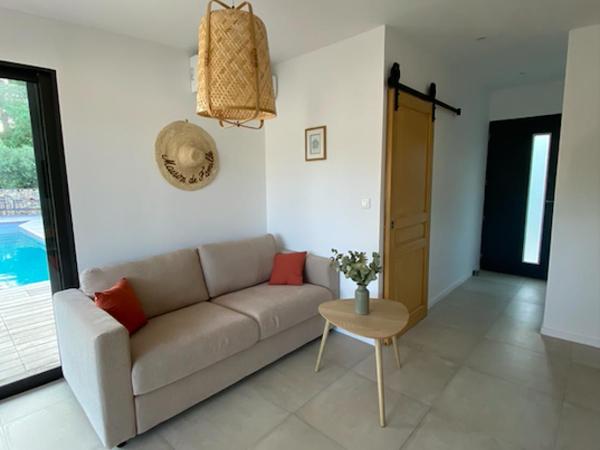 le pool house : photo 5 de la chambre chambre double - vue sur piscine