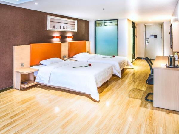 7Days Premium Chongqing Jiangbei International Airport Lushan Light Rail Station Branch : photo 5 de la chambre chambre lits jumeaux