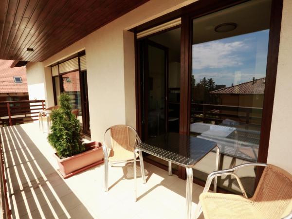 Fürjes Villa Apartmanház : photo 4 de la chambre studio avec balcon 