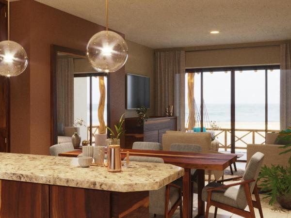 Hotel Beló Isla Mujeres - All Inclusive : photo 6 de la chambre villa 1 lit king-size et 2 lits doubles - côté océan