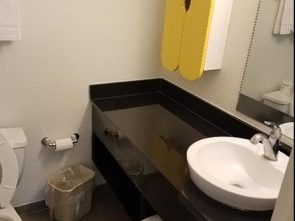 Studio 6-Indianapolis, IN : photo 9 de la chambre chambre lit queen-size accessible aux personnes à mobilité réduite – non-fumeurs