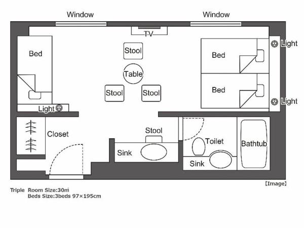 Hotel New Hankyu Osaka Annex : photo 3 de la chambre room #24794586
