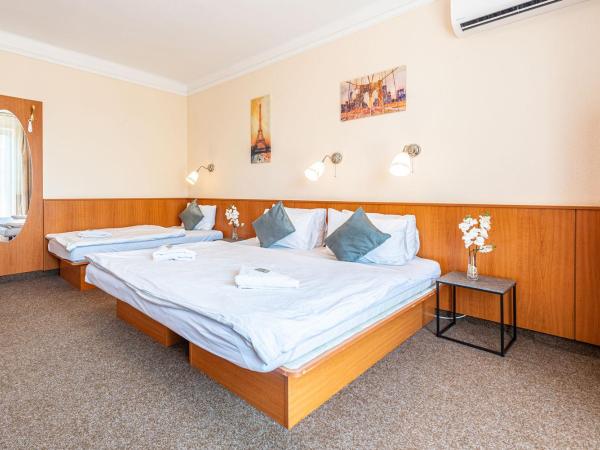 Korona Panzió Budapest : photo 2 de la chambre chambre triple avec salle de bains privative