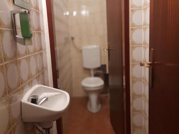Pension Lerner : photo 1 de la chambre chambre simple avec toilettes communes dans le couloir
