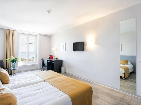 Hôtel Alpes & Lac : photo 2 de la chambre chambre lits jumeaux - vue sur lac