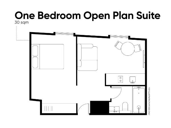 Whitworth Locke : photo 7 de la chambre suite décloisonnée 1 chambre