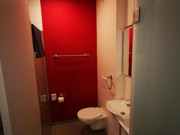 Anstatthotel Horw - self-check-in : photo 2 de la chambre studio familial supérieur avec balcon