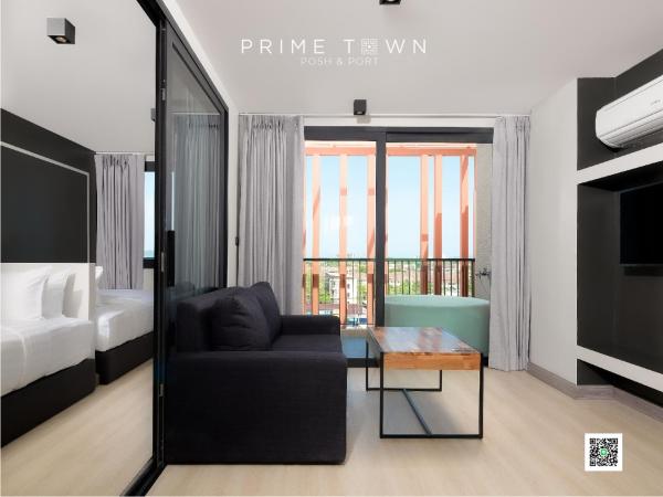 PRIME TOWN - Posh & Port Hotel PHUKET : photo 3 de la chambre penthouse 2 chambres avec baignoire 