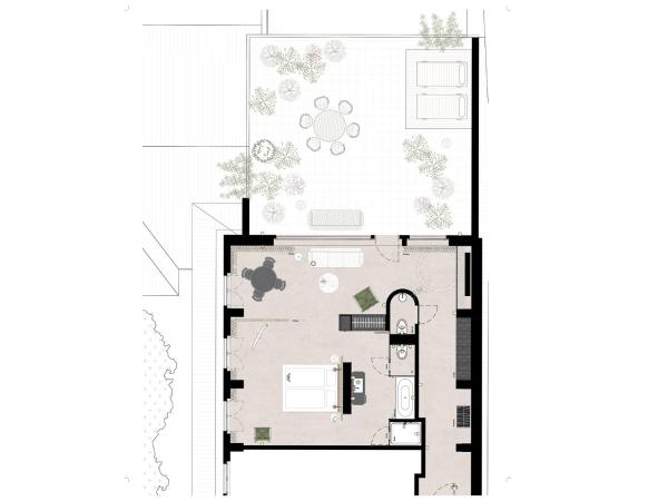 Boutique & Design Hotel Volkshaus Basel : photo 6 de la chambre suite avec terrasse et balcon