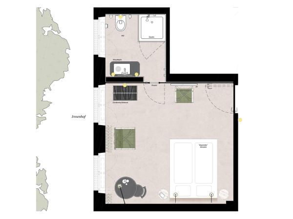 Boutique & Design Hotel Volkshaus Basel : photo 4 de la chambre chambre confortable