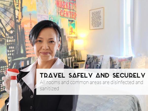 The ART INN Seattle : photo 9 de la chambre double / twin room - 1 parking space included