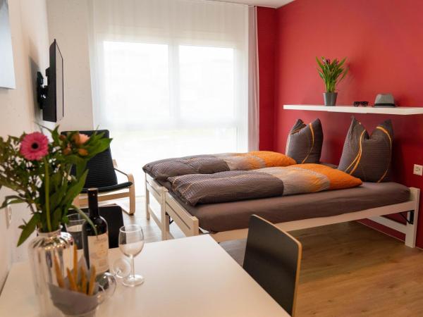 Anstatthotel Horw - self-check-in : photo 2 de la chambre studio lits jumeaux standard