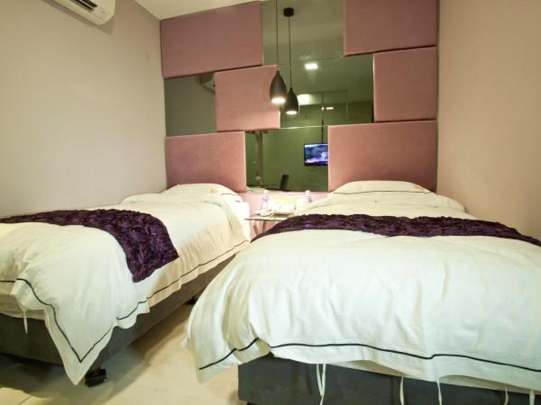 Euro+ Hotel Johor Bahru : photo 1 de la chambre chambre lits jumeaux supérieure sans fenêtre