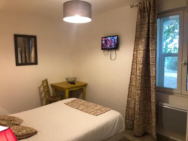 Manade Cavallini - Mas de Pioch : photo 2 de la chambre appartement - vue sur piscine