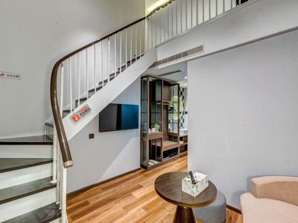 Happy Dragon City Culture Hotel-Tianjin Draum Tower & Dayuecheng shopping mall : photo 4 de la chambre chambre lits jumeaux deluxe