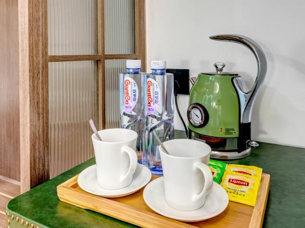 Happy Dragon City Culture Hotel-Tianjin Draum Tower & Dayuecheng shopping mall : photo 8 de la chambre chambre double avec salle de bains privative