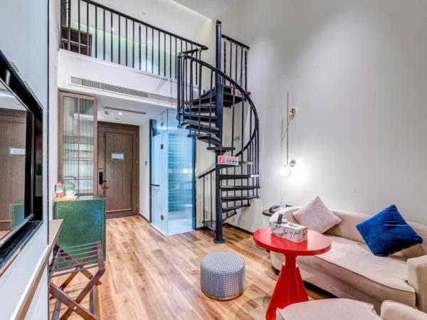 Happy Dragon City Culture Hotel-Tianjin Draum Tower & Dayuecheng shopping mall : photo 3 de la chambre chambre double deluxe