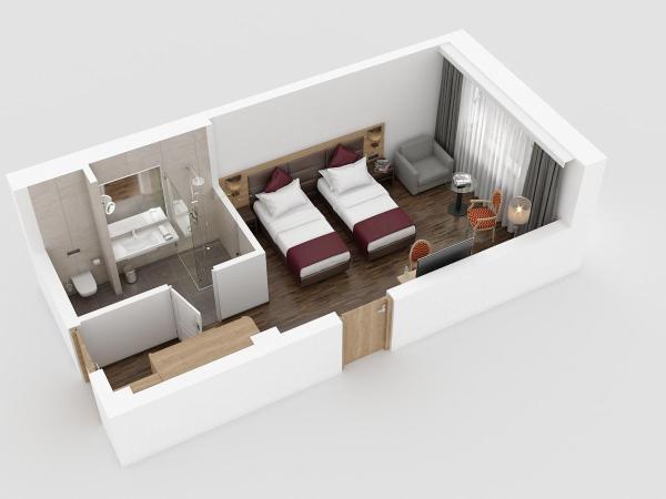 IMLAUER HOTEL PITTER Salzburg : photo 3 de la chambre chambre lits jumeaux supérieure