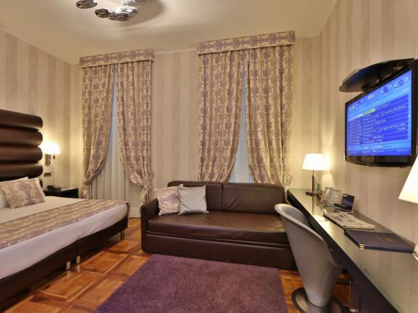 Best Western Plus Hotel Genova : photo 8 de la chambre chambre classique avec 1 lit queen-size et des lits jumeaux