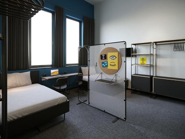 The Social Hub Bologna : photo 1 de la chambre chambre lits jumeaux deluxe