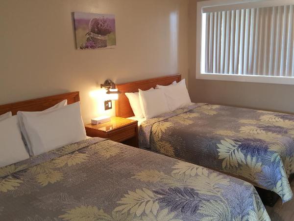 Blue Moon Motel : photo 3 de la chambre chambre avec 2 lits queen-size et kitchenette