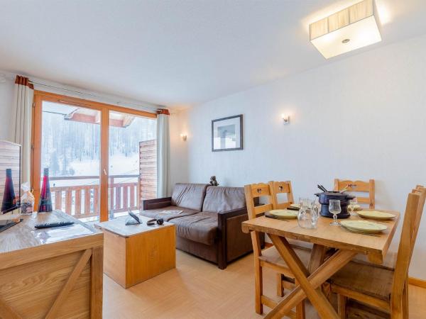 Madame Vacances Résidence Le Parc Des Airelles : photo 1 de la chambre appartement 1 ou 2 pièces avec espace de couchage supplémentaire - vue sur pistes (6 adultes) - bbo