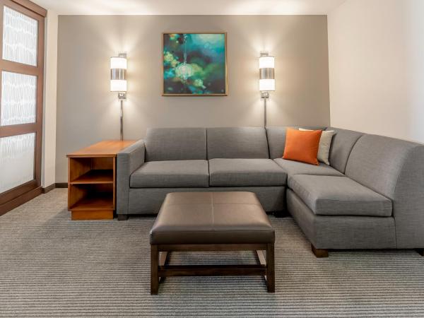 Hyatt Place Salt Lake City Airport : photo 9 de la chambre chambre avec 2 lits queen-size et canapé-lit - Étage supérieur