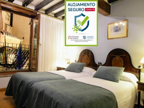 Hospedium Plaza Mayor Salamanca : photo 1 de la chambre chambre double ou lits jumeaux