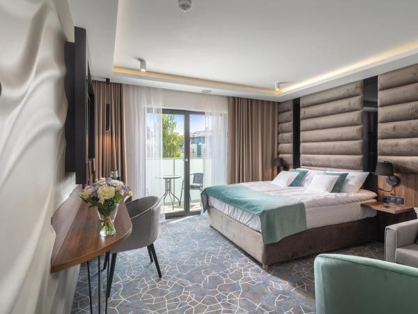 Love Sopot Residence : photo 8 de la chambre chambre double ou lits jumeaux deluxe avec balcon