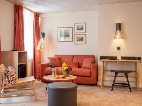 Hotel Kreuz&Post**** Grindelwald : photo 2 de la chambre chambre double deluxe avec balcon - vue sur eiger