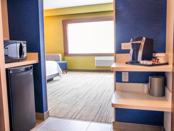 Holiday Inn Express & Suites - Halifax - Dartmouth : photo 1 de la chambre chambre lit king-size standard avec douche accessible en fauteuil roulant - adaptée aux personnes à mobilité réduite