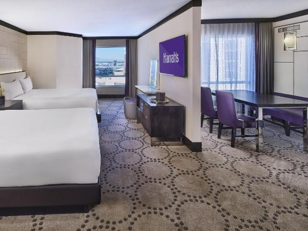 Harrah's Las Vegas Hotel & Casino : photo 1 de la chambre chambre studio avec 2 lits queen-size - tour vallée - non-fumeurs