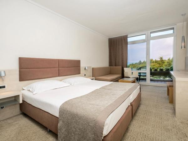 Hotel Mediteran Plava Laguna : photo 5 de la chambre chambre classique avec balcon et canapé-lit - côté parc