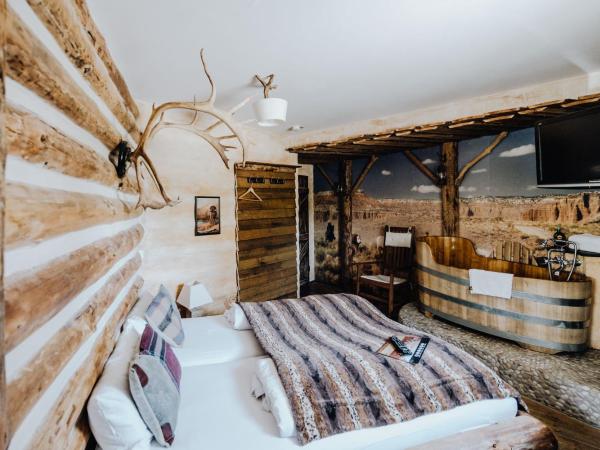 Road Stop Dortmund : photo 4 de la chambre cabine jim bean log