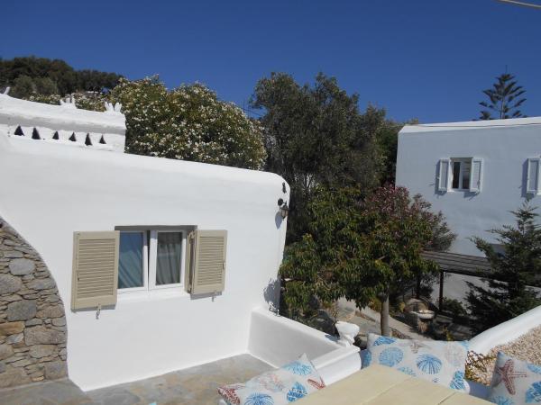 La Veranda of Mykonos Traditional Guesthouse : photo 7 de la chambre petite chambre double traditionnelle Économique - vue partielle sur mer