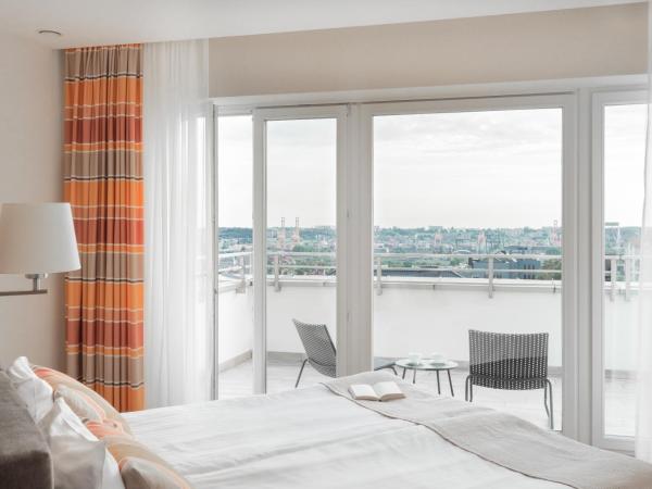 Green Loft Gdynia : photo 3 de la chambre premium apartment with terrace and city view (2 adults)