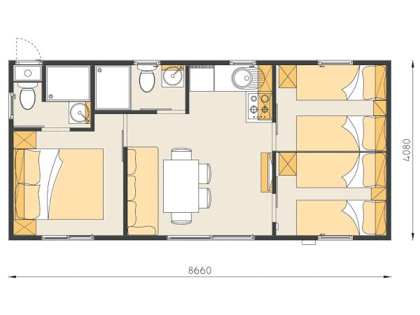 Eurocamp Mobile Homes at Campsite Park Umag : photo 2 de la chambre mobile home