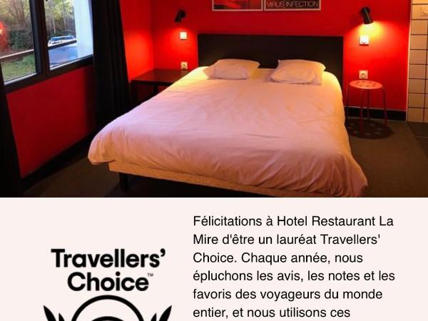 Logis - Hotel Restaurant La Mire : photo 10 de la chambre chambre double
