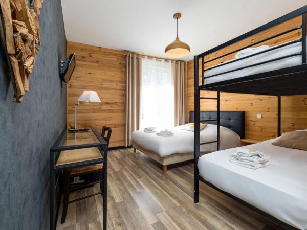 Hôtel Restaurant l'Aubergade : photo 4 de la chambre chambre quadruple