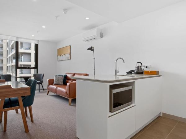 The Sebel Melbourne Moonee Ponds : photo 1 de la chambre appartement 1 chambre lit king-size avec balcon