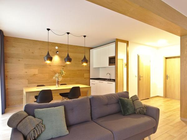 Apartamenty Forma Tatrica : photo 1 de la chambre appartement 1 chambre confort avec cheminée et balcon ou terrasse