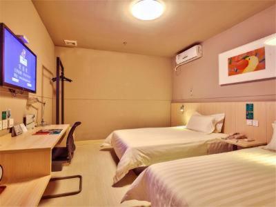 Jinjiang Inn Ningbo Airport Outlet Plaza : photo 2 de la chambre chambre lits jumeaux c