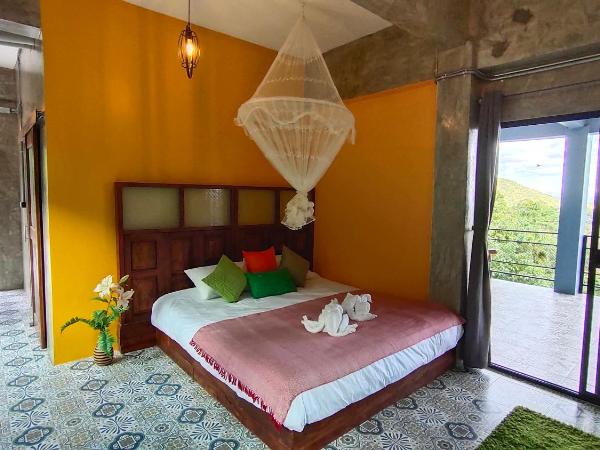 บ้านภูคำฟ้า ดอยปู่ไข่ Baan Phu Kham Fah : photo 7 de la chambre chambre double deluxe (2 adultes + 1 enfant)